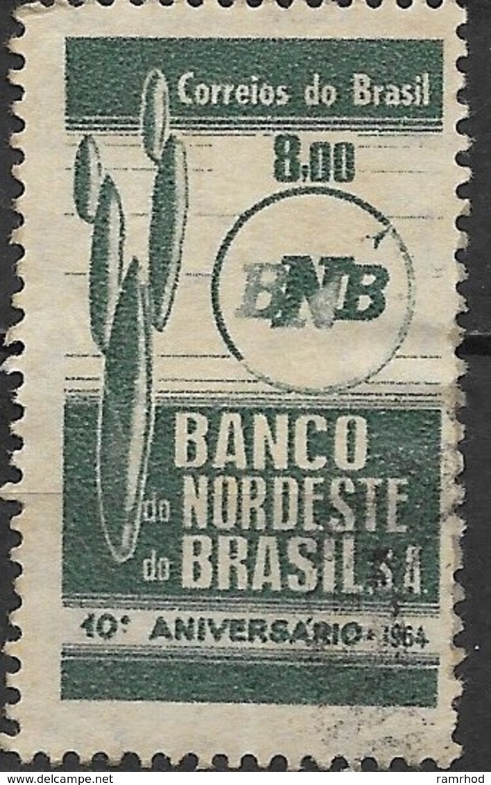 BRAZIL 1964 Tenth Anniversary Of North-East Bank - 8cr Cactus  FU - Used Stamps