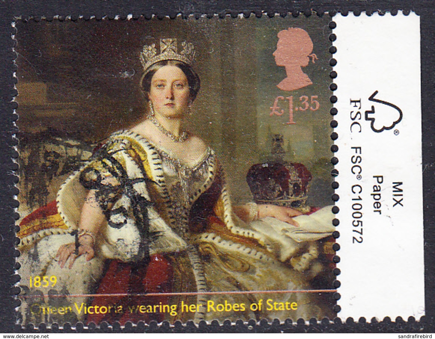 Bicentenary Of Birth Of Queen Victoria (2019) - Queen Victoria In Robes Of State £1.35 SG4222 - Used Stamps