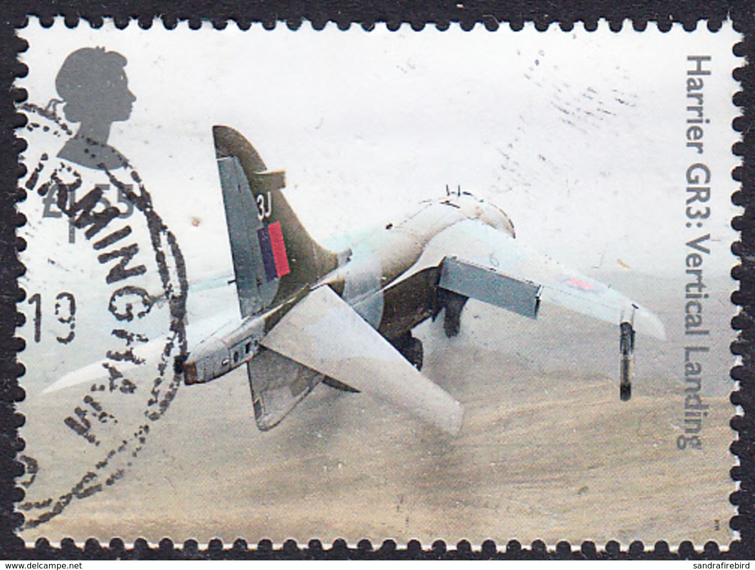 British Engineering (2019) - Harrier GR3 : Vertical Landing  £1.55 - Used Stamps