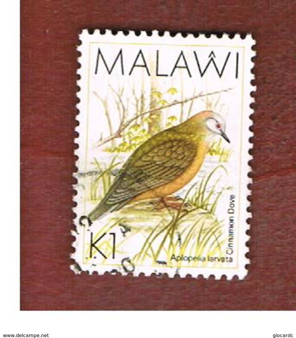 MALAWI - SG 801 - 1988  BIRDS: CINAMMON DOVE  -  USED° - Malawi (1964-...)