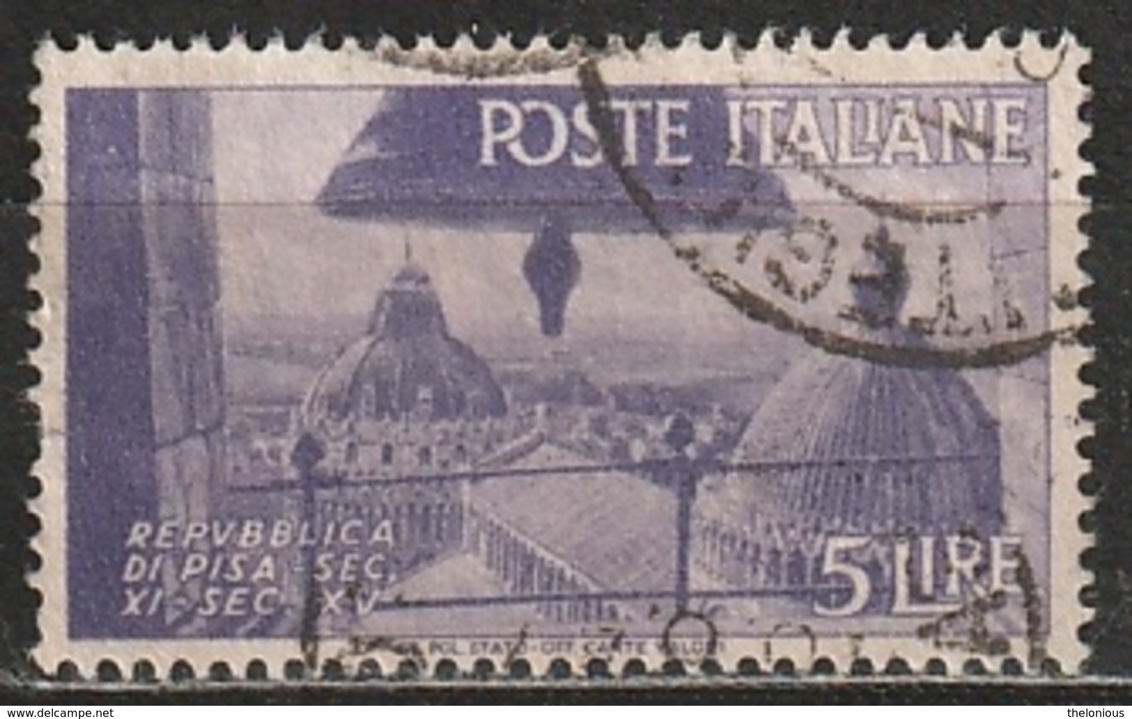 # 1946 Avvento Della Repubblica In Italia - 5 Lire - Usato - 1946-60: Used