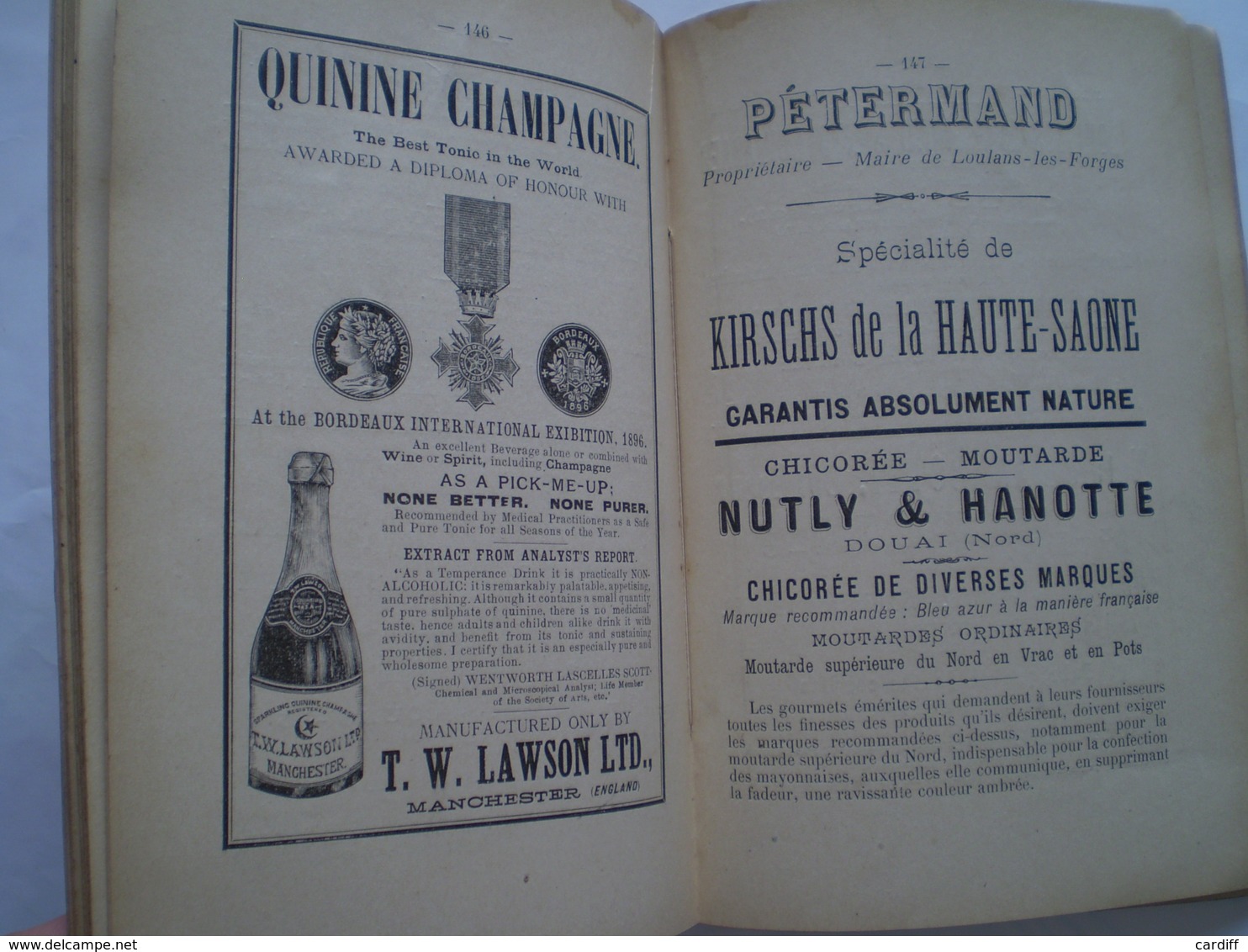 Arcachon Les Bains 1897, Exposition Internationale;catalogue Officiel Avec 90 Publicités Diverses, Absinthe,beurre,from - Aquitaine