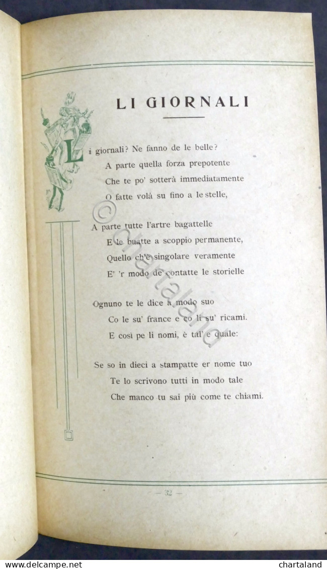 Poesia Dialettale - Ritaj De Tempo Sonetti Romaneschi Di A. Musetti 1^ Ed. 1907 - Otros & Sin Clasificación