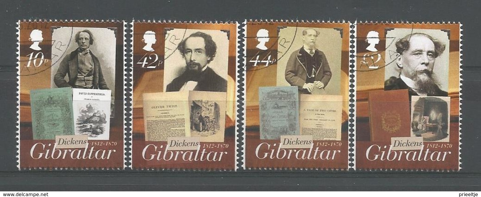 Gibraltar 2012 Charles Dickens Bicentenary Y.T. 1491/1494 (0) - Gibraltar