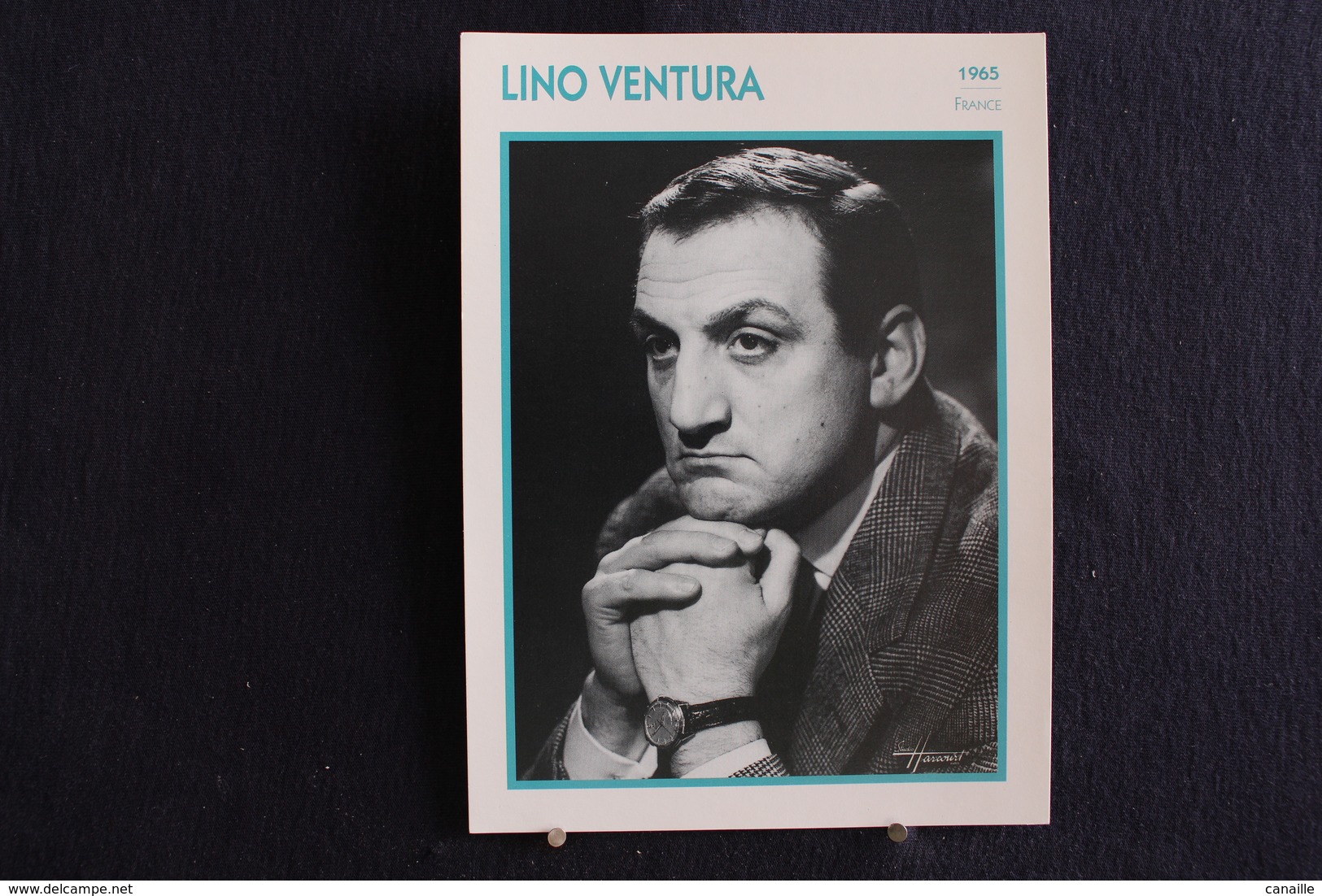 Sp-Acteur,Lino Ventura Est Un Acteur Italien,1965 - Né En 1919 à Parme,Italie Et Mort En 1987 à Saint-Cloud,en France - Schauspieler