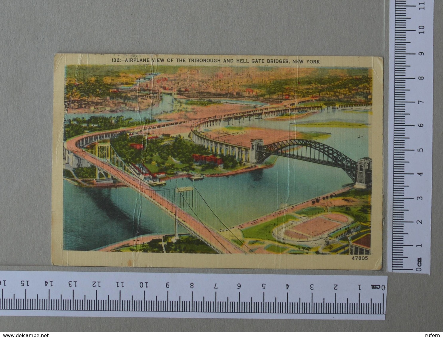 USA - HELL GATE BRIDGES -  NEW YORK -   2 SCANS    - (Nº30370) - Bridges & Tunnels