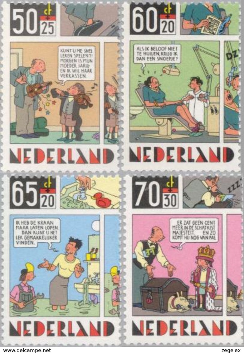 1984 Kind, Cartoons, Fiddler, Violin, Dentist, Dog  NVPH 1316-1319 Postfris/MNH/** - Neufs