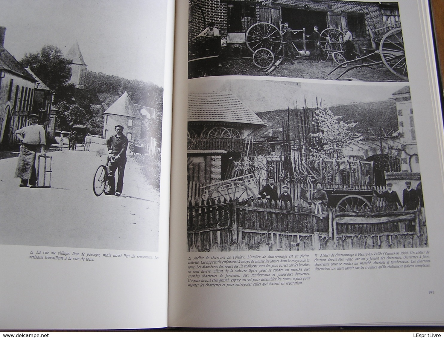 LE TEMPS DES ARTISANS Anciens Métiers Bois Fer Brique Terre Cuite Sabotier Bucheron Maréchal Carrières Tailleur Pierres