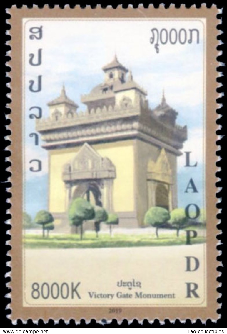 Laos - New Issue 2019 Laos Stamps Victory Gate Monument - Laos