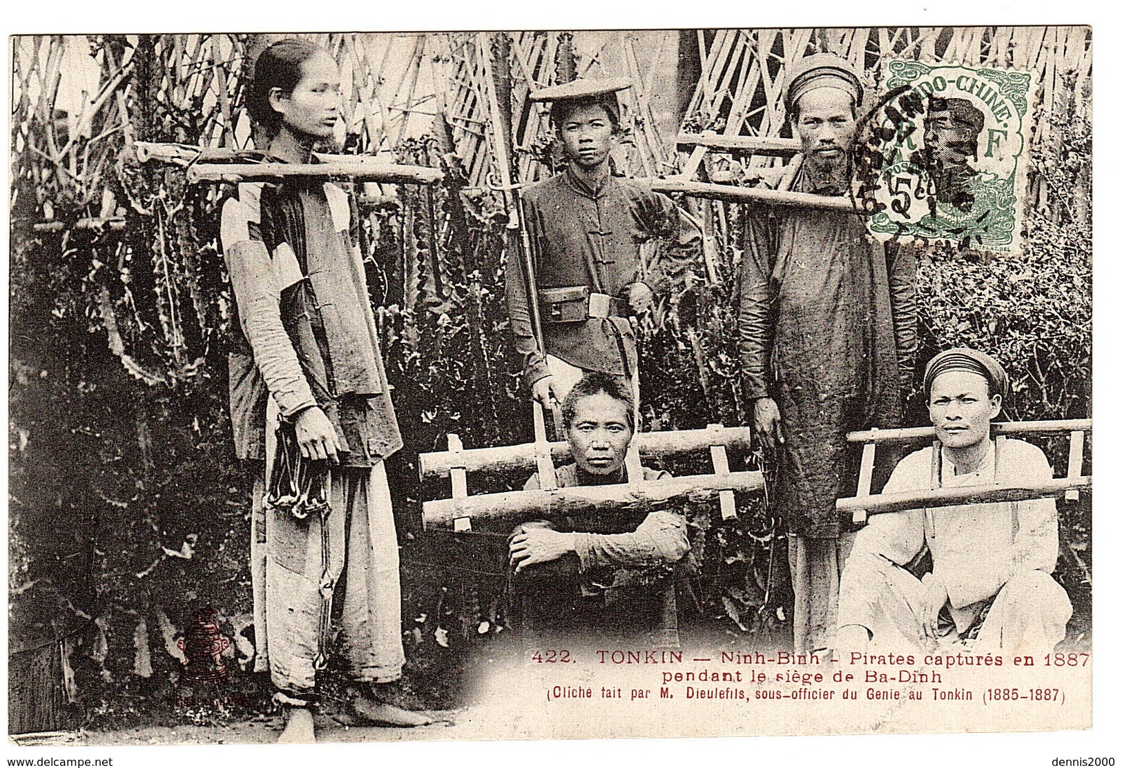 VIET NAM - TONKIN - NINH-BINH - Pirates Capturés En 1887 Pendant Le Siège De Ba-Dinh - Ed. Dieulefils - Viêt-Nam