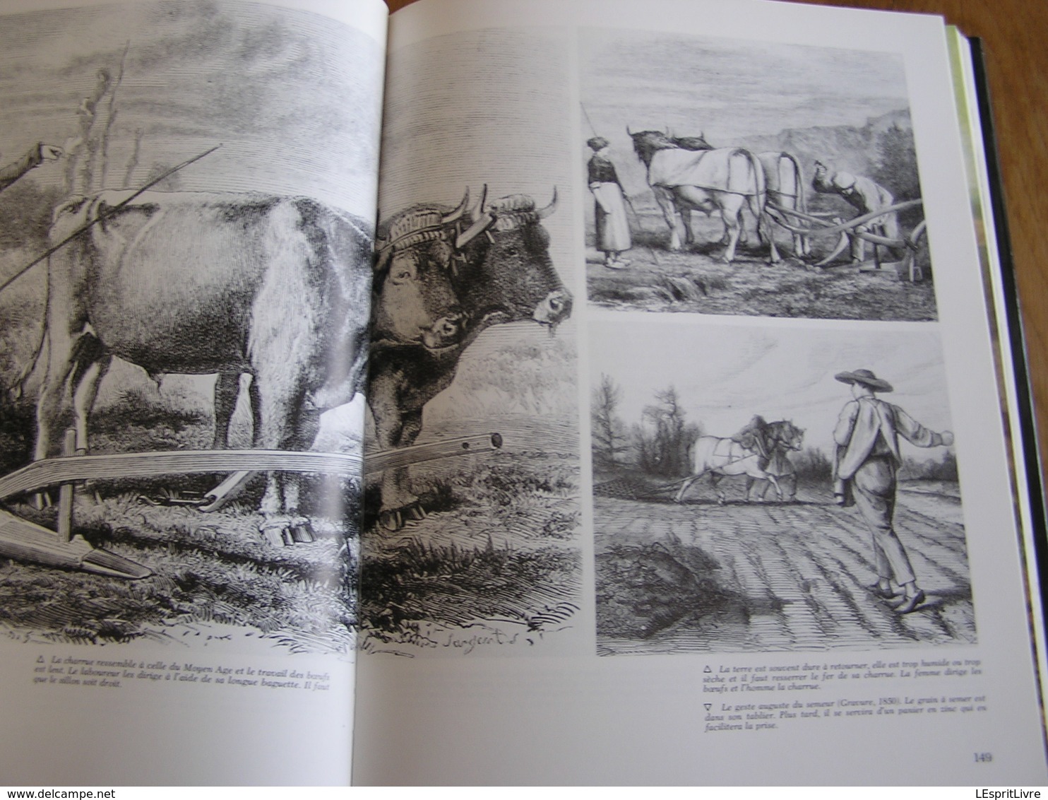 LE TEMPS DES PAYSANS Agriculture Vie Rurale Métiers Outils Ferme Meunier Moulin Fenaison Vendange Animaux Bêtes Fermier