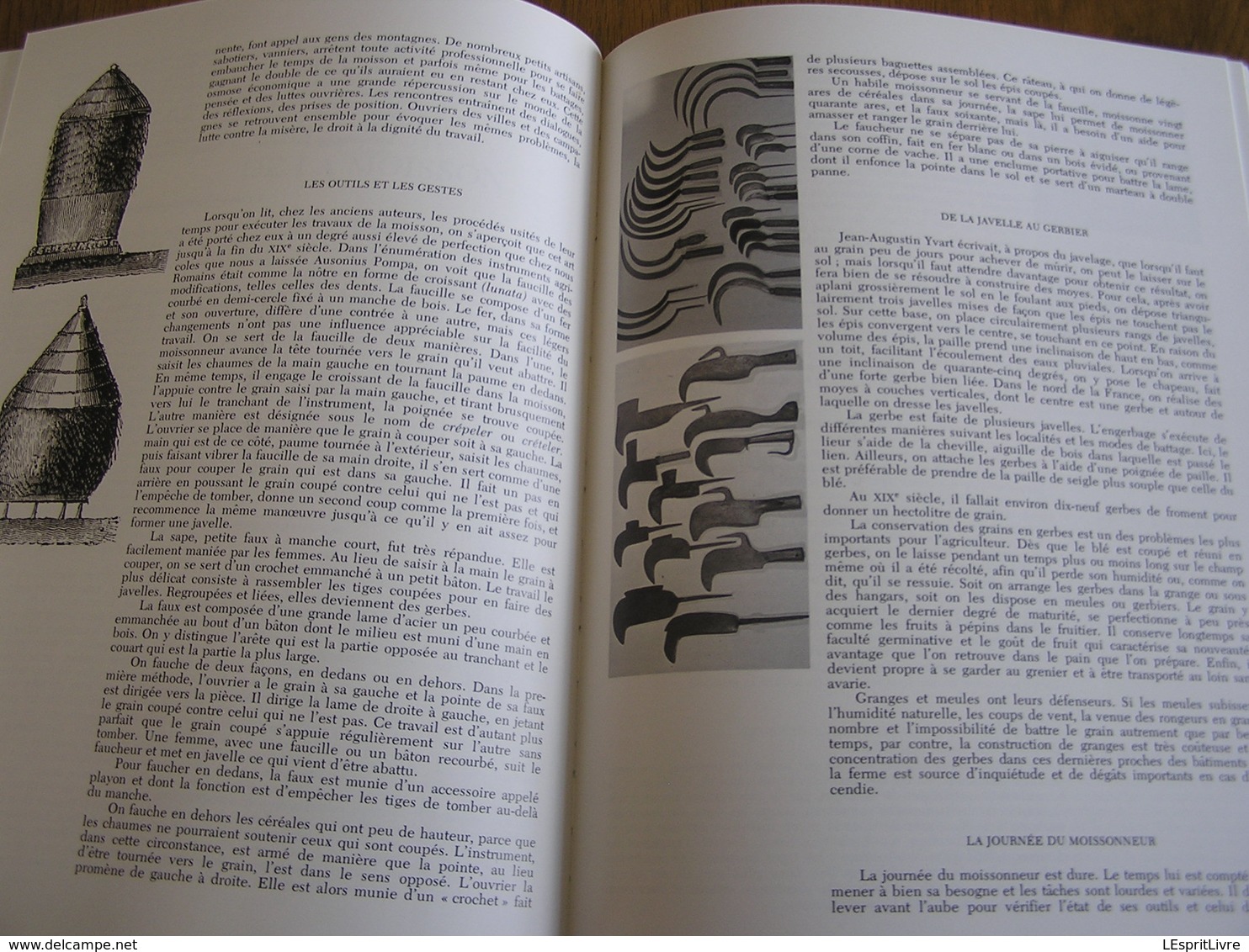 LE TEMPS DES PAYSANS Agriculture Vie Rurale Métiers Outils Ferme Meunier Moulin Fenaison Vendange Animaux Bêtes Fermier