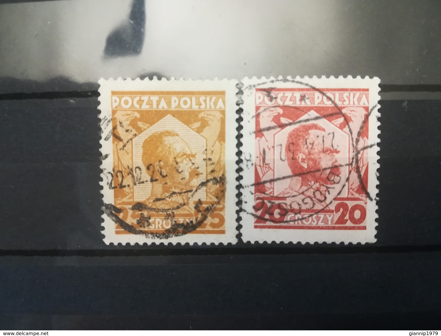 FRANCOBOLLI STAMPS POLONIA POLAND 1927 - 1928 USED JOZEF PILSUDSKI POLSKA - Usati