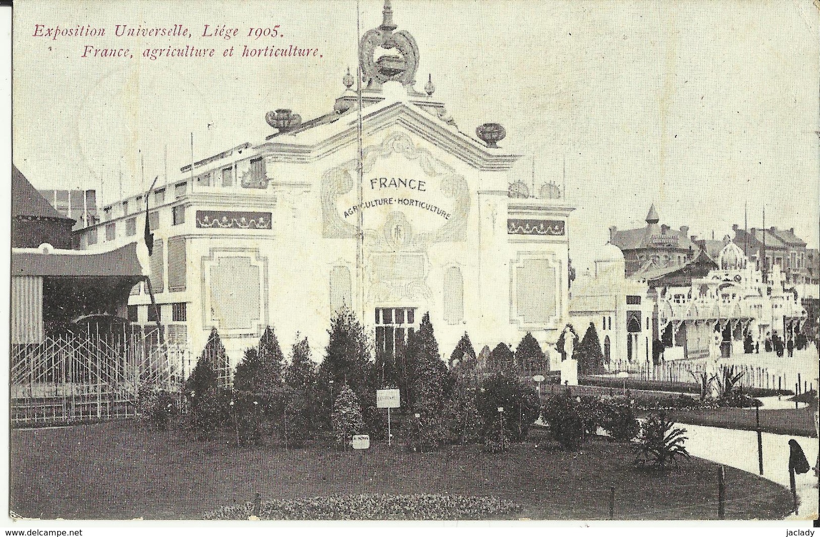 Liége -- Exposition Universelle De Liége 1905 - France, Agriculture Et Horticulture.    (2 Scans) - Liege