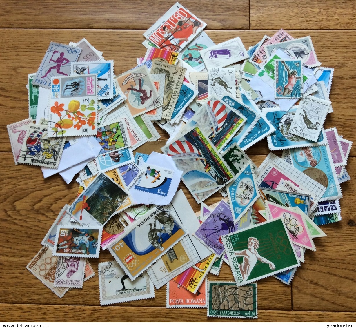 880 GRAMS OF ALL WORLD MIXED,MAINLY DEFINITIVES.USED. - Lots & Kiloware (mixtures) - Min. 1000 Stamps