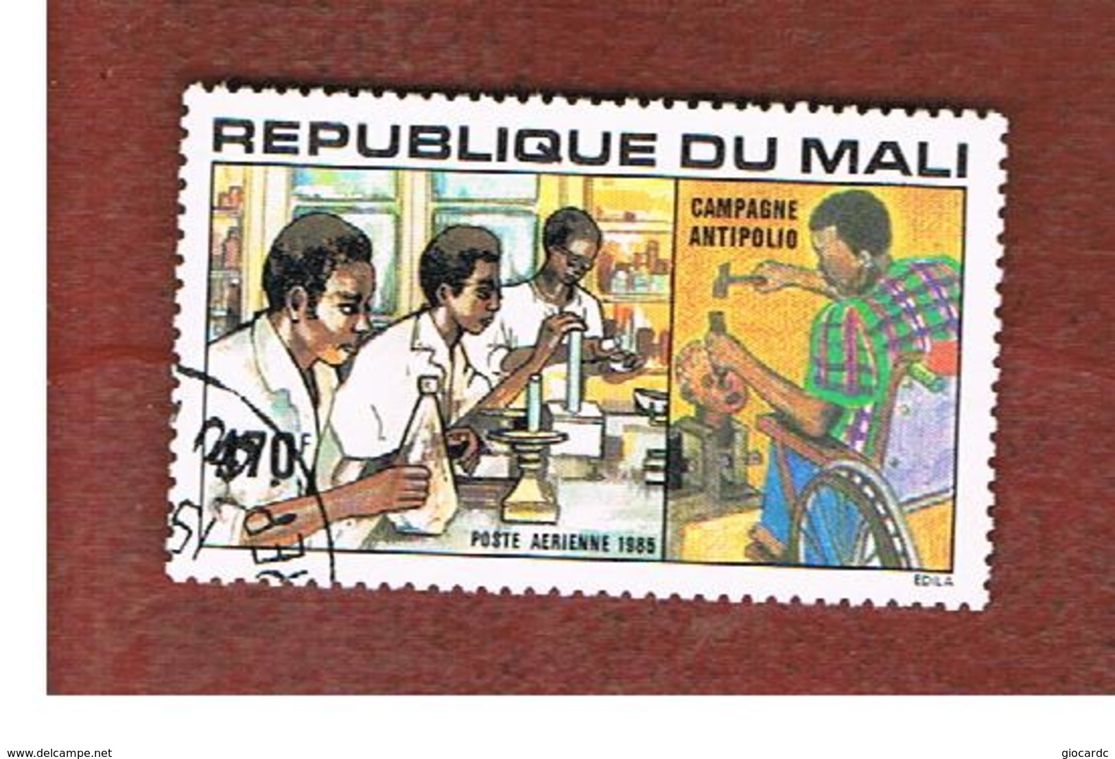 MALI - SG 1071 - 1985 HEALTH: ANTIPOLIO CAMPAIGN  -  USED° - Malí (1959-...)