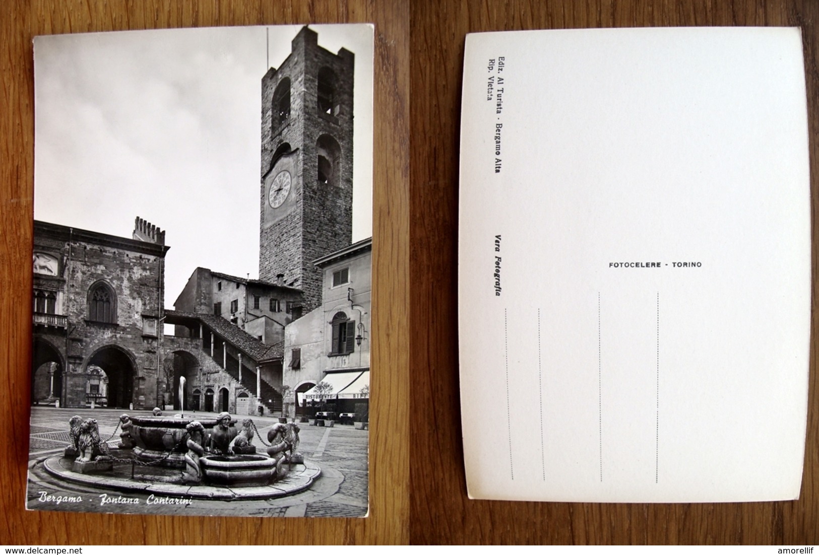 (FG.Y15) BERGAMO - FONTANA CONTARINI In PIAZZA VECCHIA - Bergamo