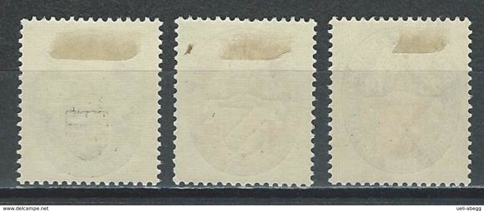 Deutsches Reich Mi 398-400 * MH - Unused Stamps