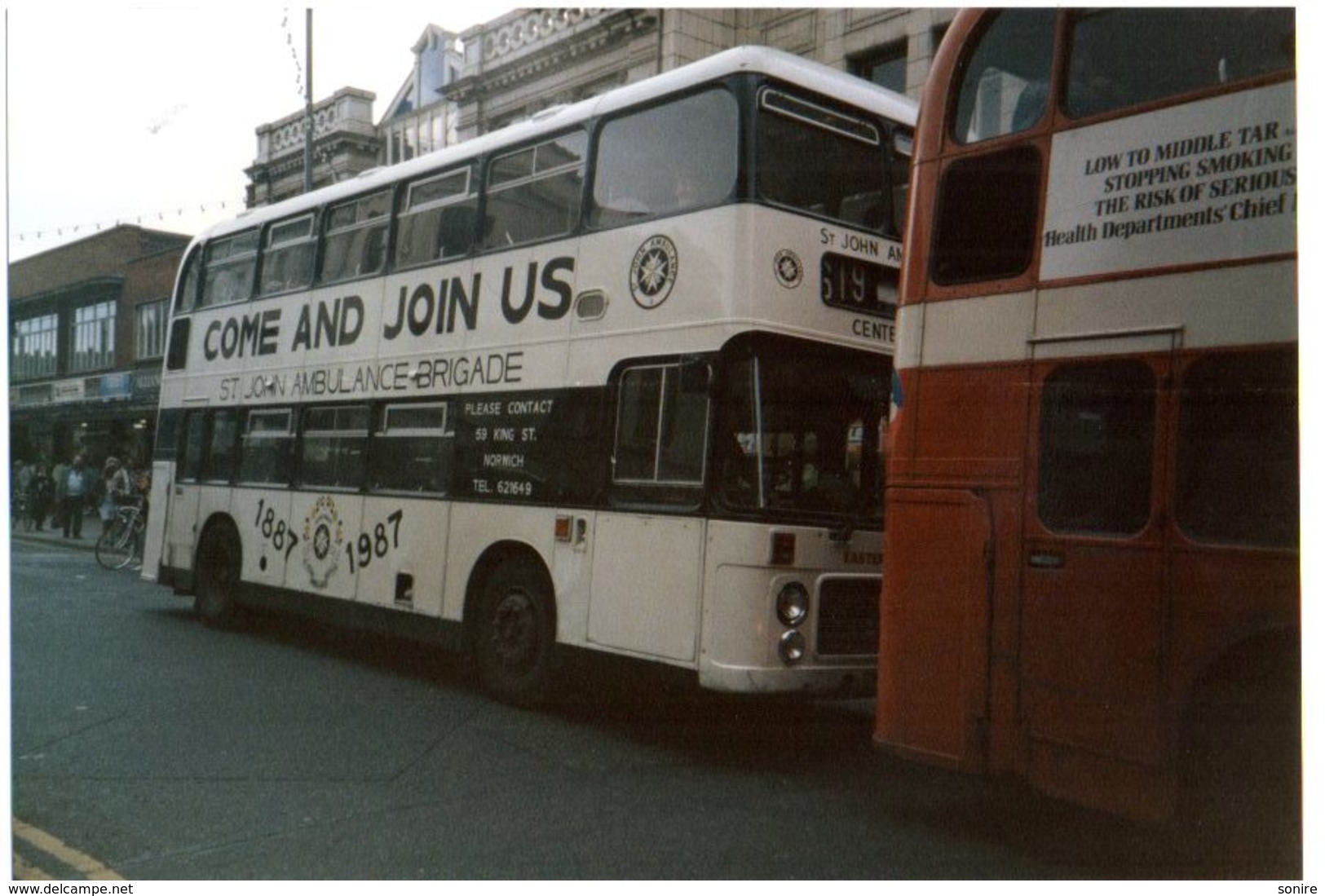 35mm ORIGINAL PHOTO BUS ST.JOHN AMBULANCE BRIGADE - F094 - Other & Unclassified