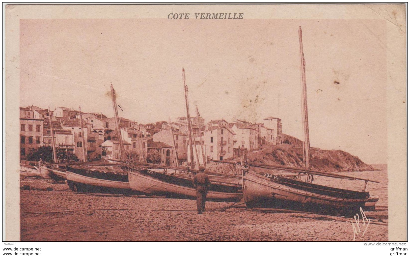 BANYULS SUR MER CAP D'HOUNE 1938 - Banyuls Sur Mer