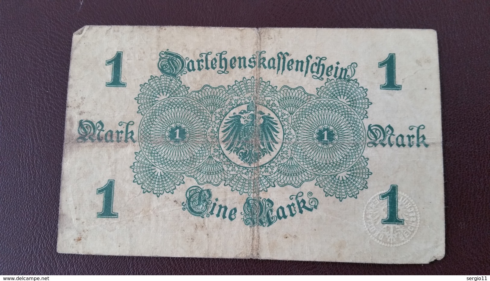 Billet Allemagne 1 Mark 12 Août 1914 N° Série 208 - 654478 - Sonstige & Ohne Zuordnung