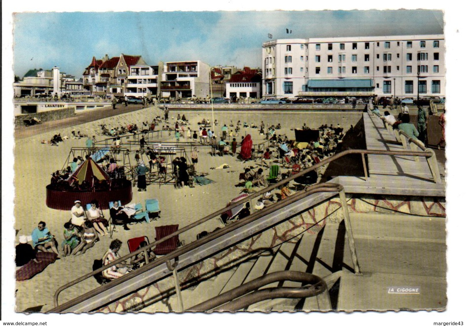 OBLITERATION FDC DE LE TOUQUET SUR CARTE...DU TOUQUET 1962 - 1961-....