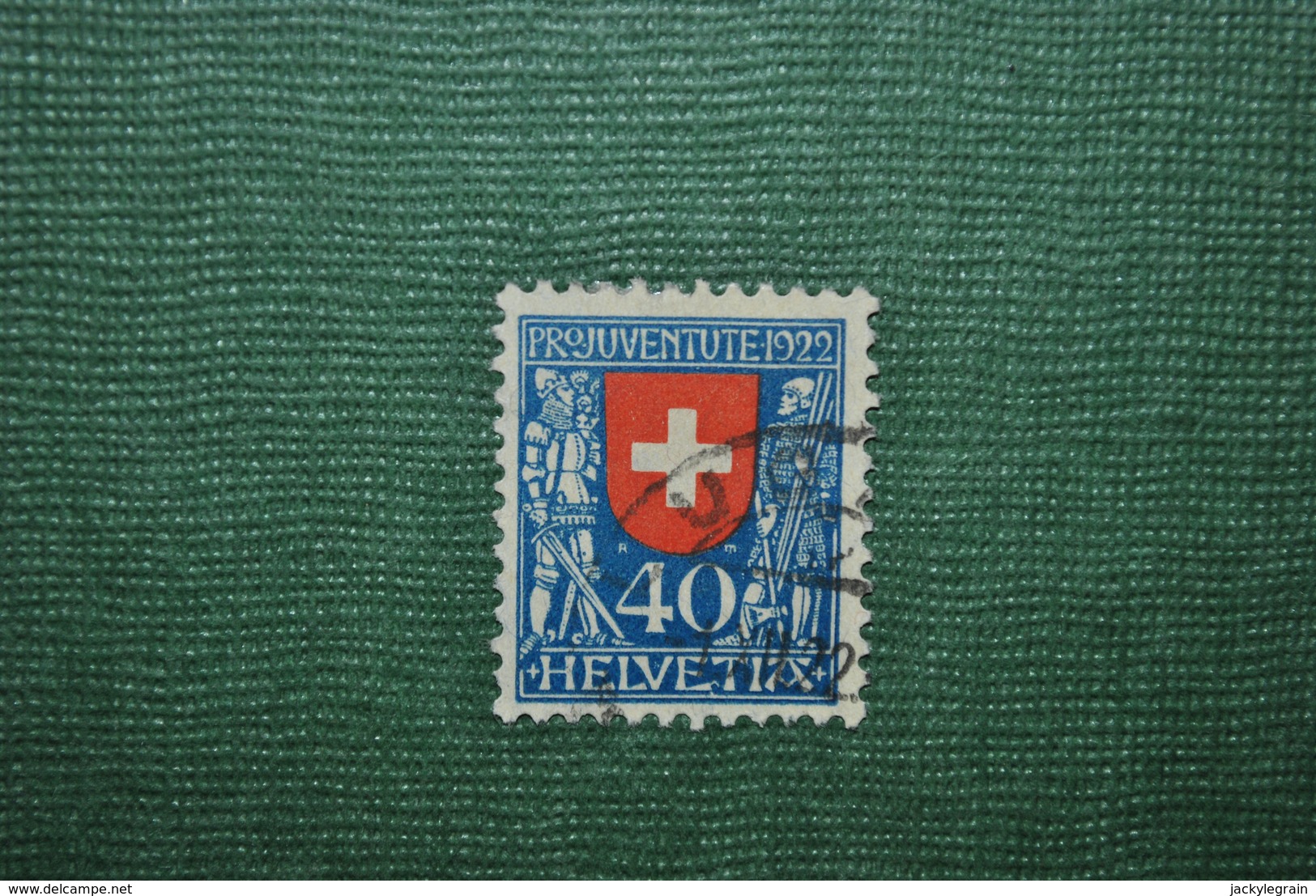 Suisse 1922 Y&T 191 Oblitéré Papier Sale - Oblitérés