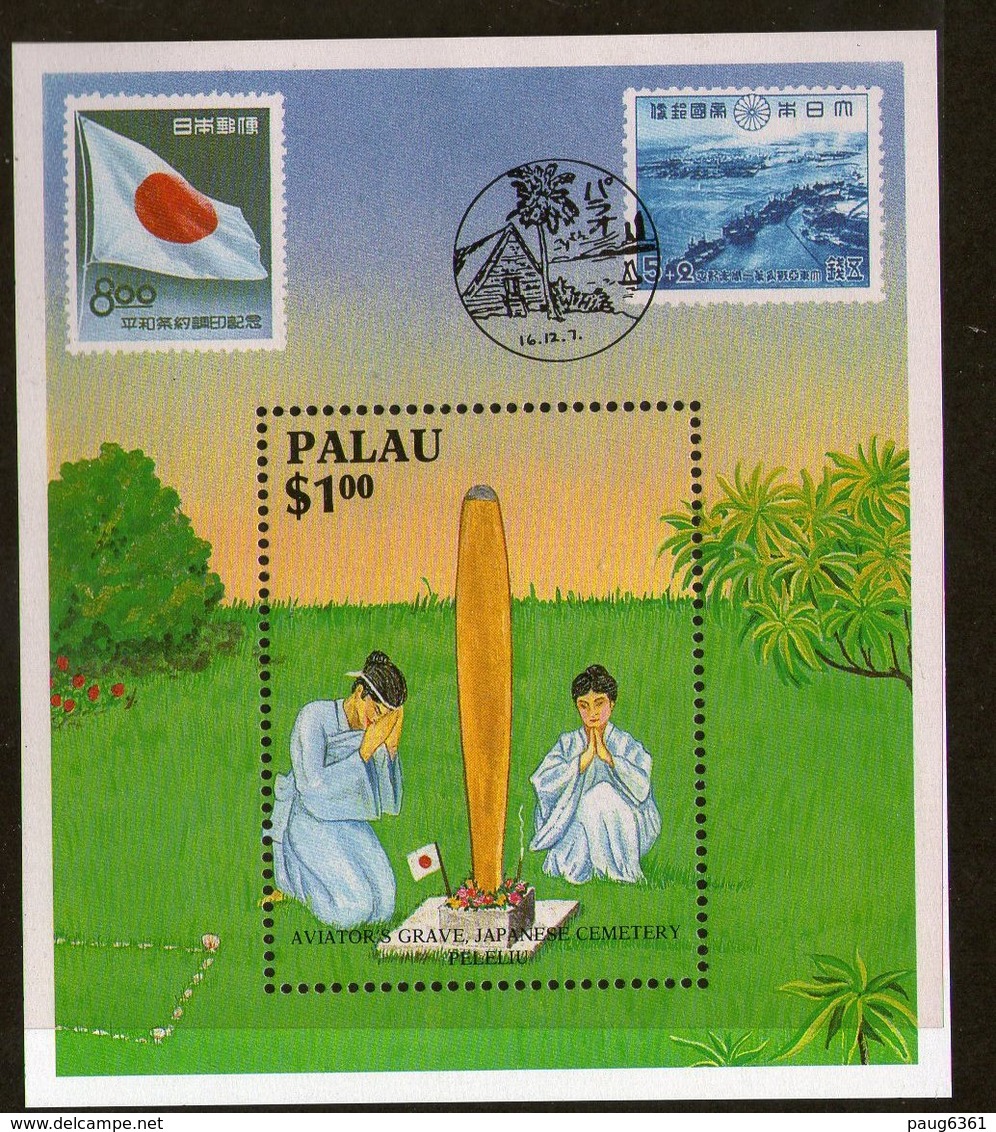 PALAU 1987 RELATIONS AVEC LE JAPON YVERT N°B2 NEUF MH* - Palau