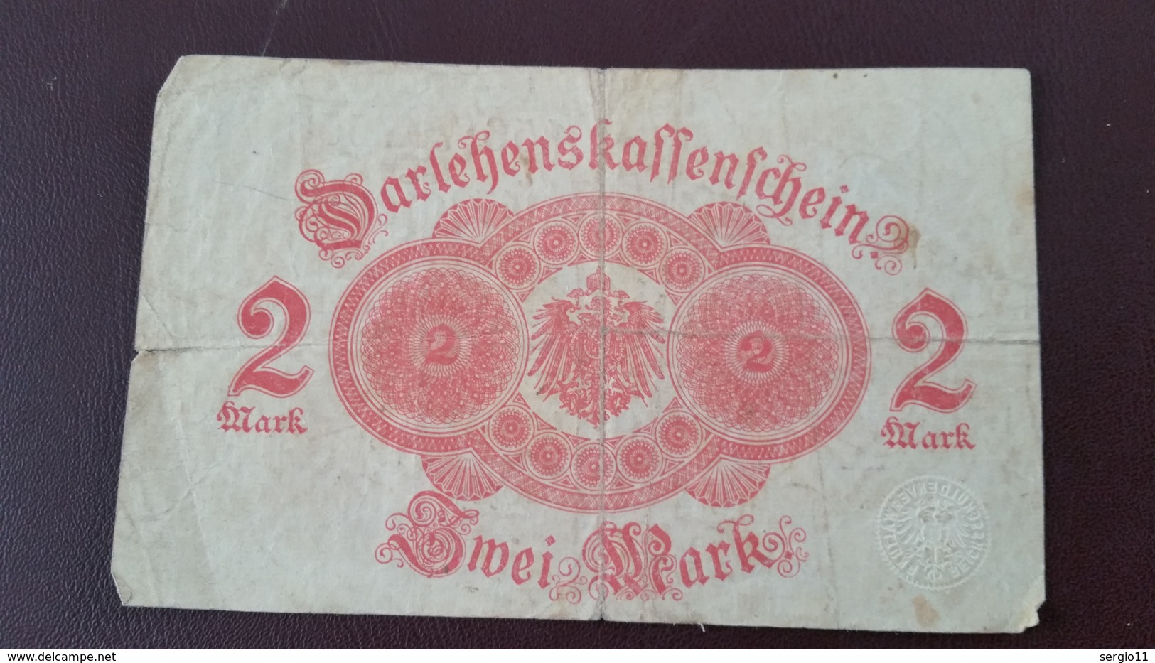 Billet Allemagne 2 Mark 12 Août 1914 N° Série 156 - 797558 - Autres & Non Classés