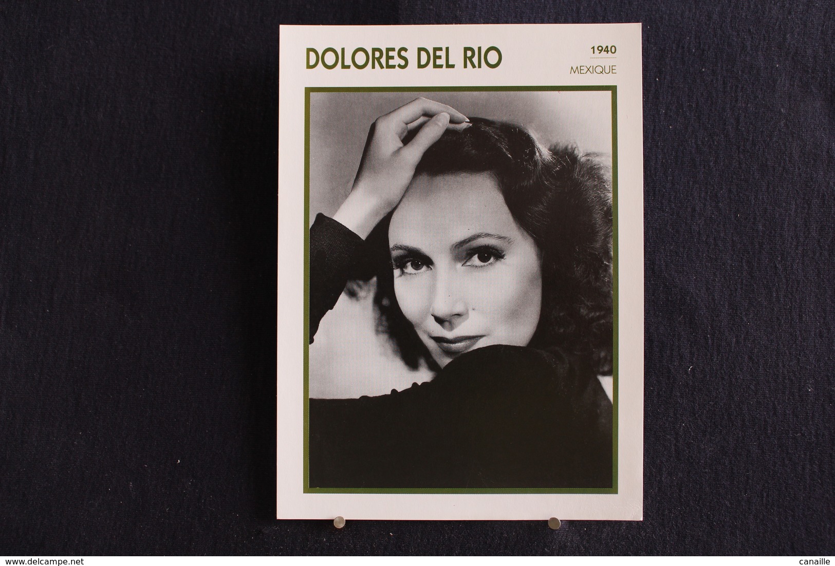 Sp-Actrice,mexicaine,1940 - Dolores Del Río  Née En 1905 à Durango (Mexique),morte En 1983 à Newport Beach (Californie) - Acteurs