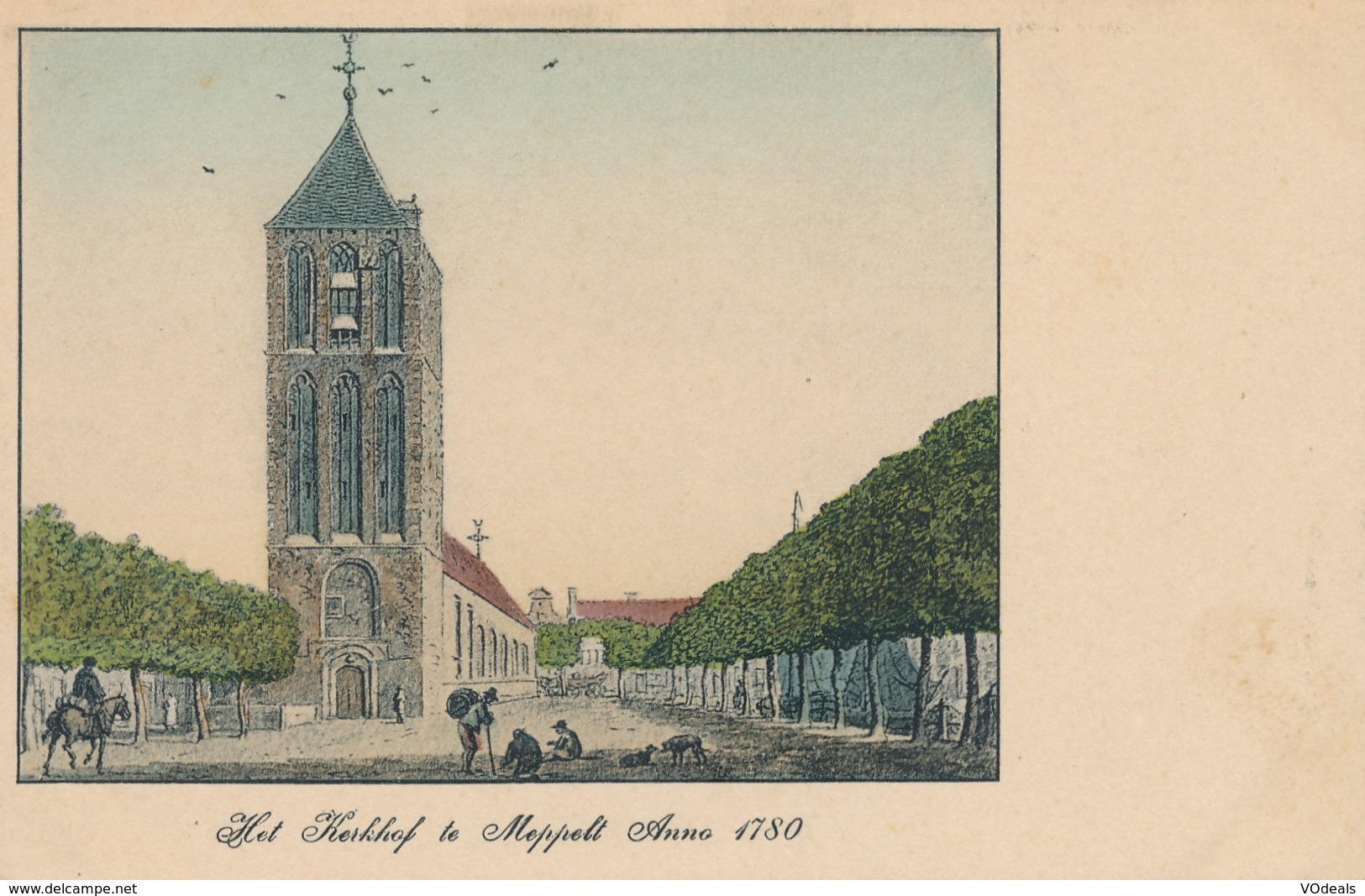 CPA - Pays-Bas - Meppel - Het Kerkhof Te Meppel Anno 1780 - Meppel