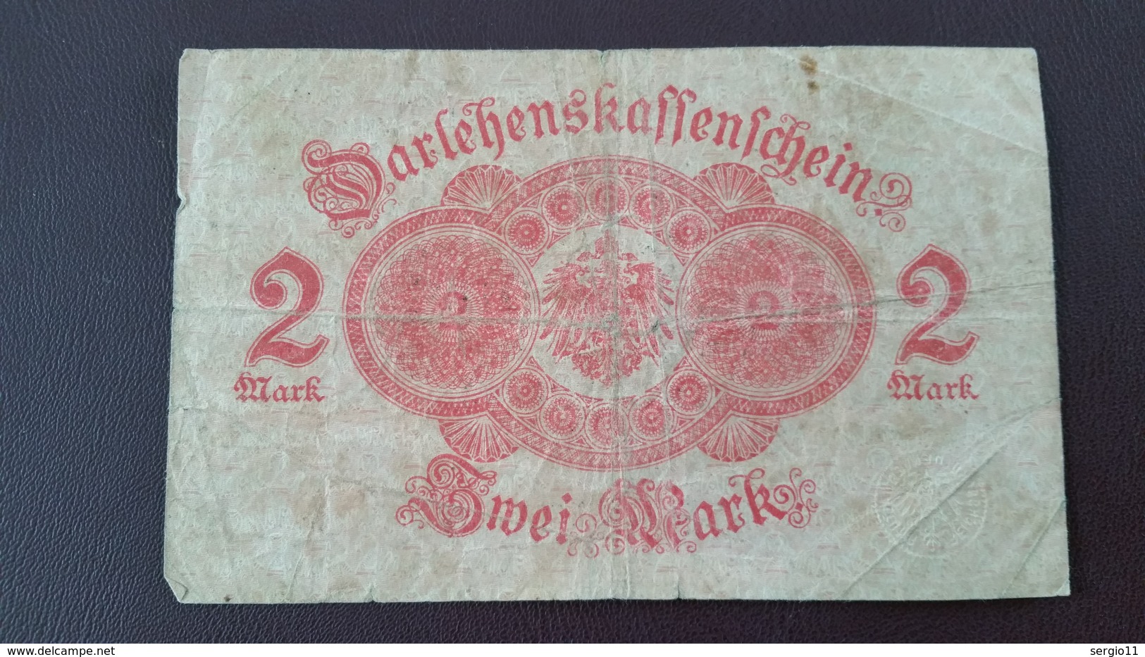 Billet Allemagne 2 Mark 12 Août 1914 N° Série 261 - 197889 - Andere & Zonder Classificatie