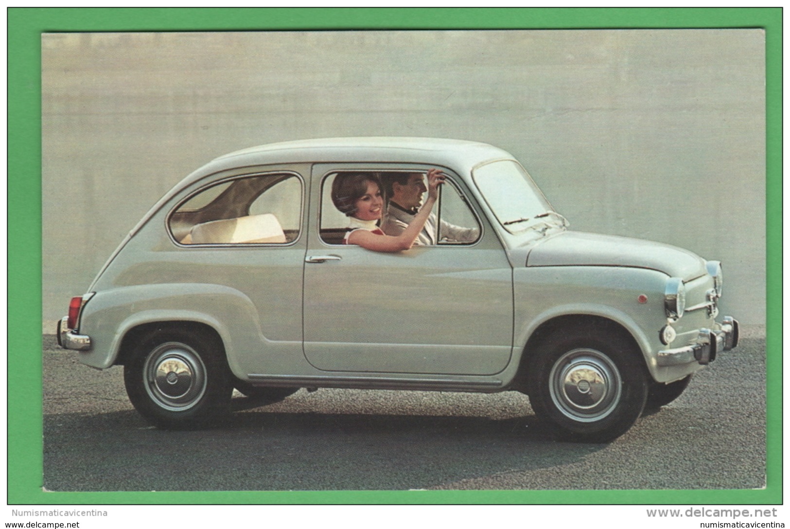 Auto Cars FIAT 600 D Cp Anni 70 Cars Voitures Vehycles - Turismo