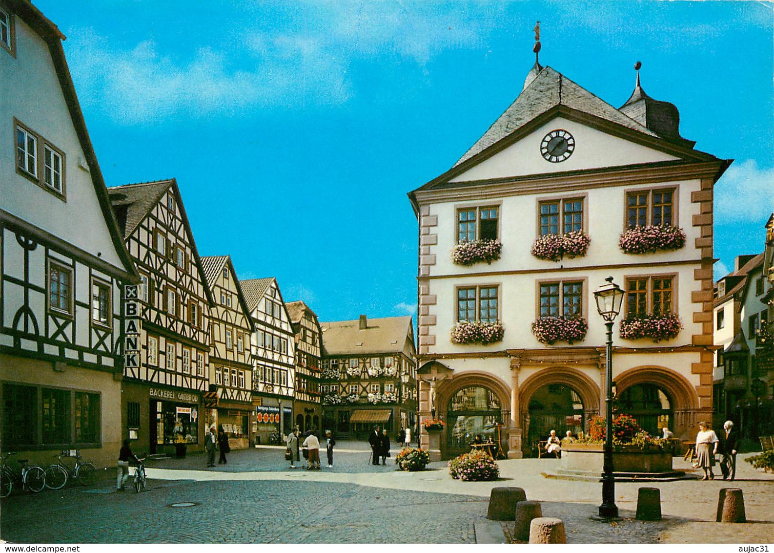 Allemagne - Germany - Bavière - Lohr Am Main - Das Spessarttor - Unterer Marktplatz Mit Rathaus - Moderne Grand Format - Lohr