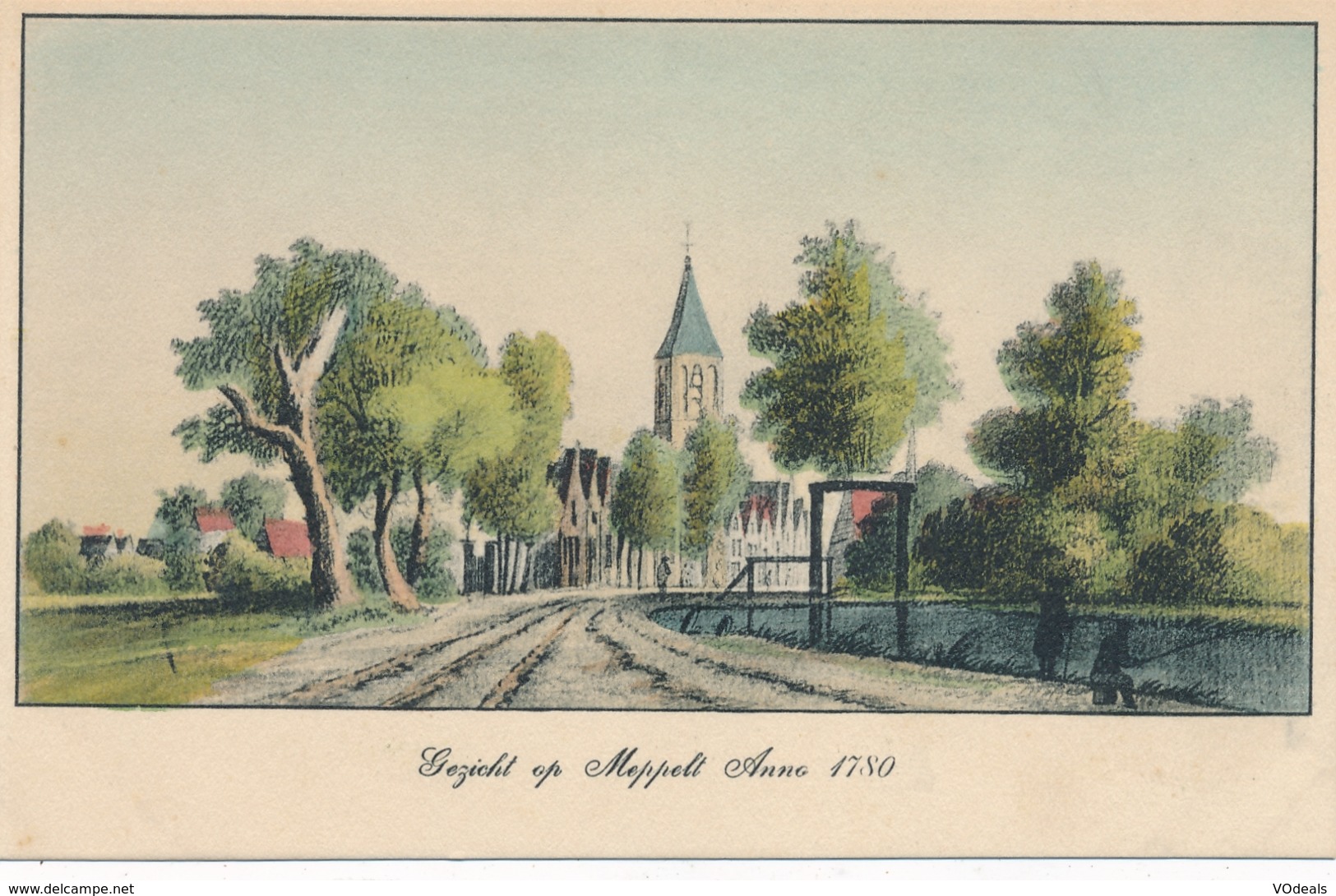 CPA - Pays-Bas - Meppel - Gezicht Op Meppel Anno 1780 - Meppel