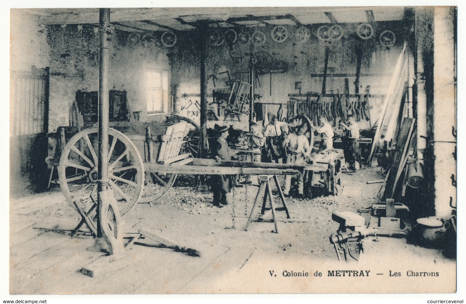 CPA - METTRAY (Indre Et Loire) - Colonie De Mettray - Les Charrons (ancètre Education Surveillée) - Mettray