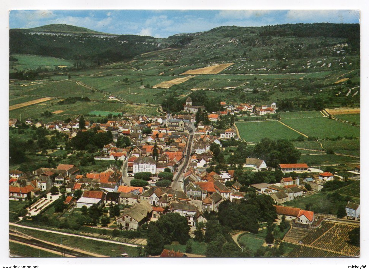 SANTENAY --1972-- Vue Aérienne  ..Santenay Et Ses Fameux Vignobles  -- Timbre --cachet - Other & Unclassified