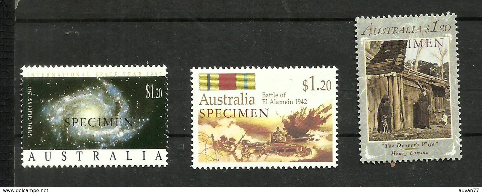 Australie SPECIMEN - Errors, Freaks & Oddities (EFO)