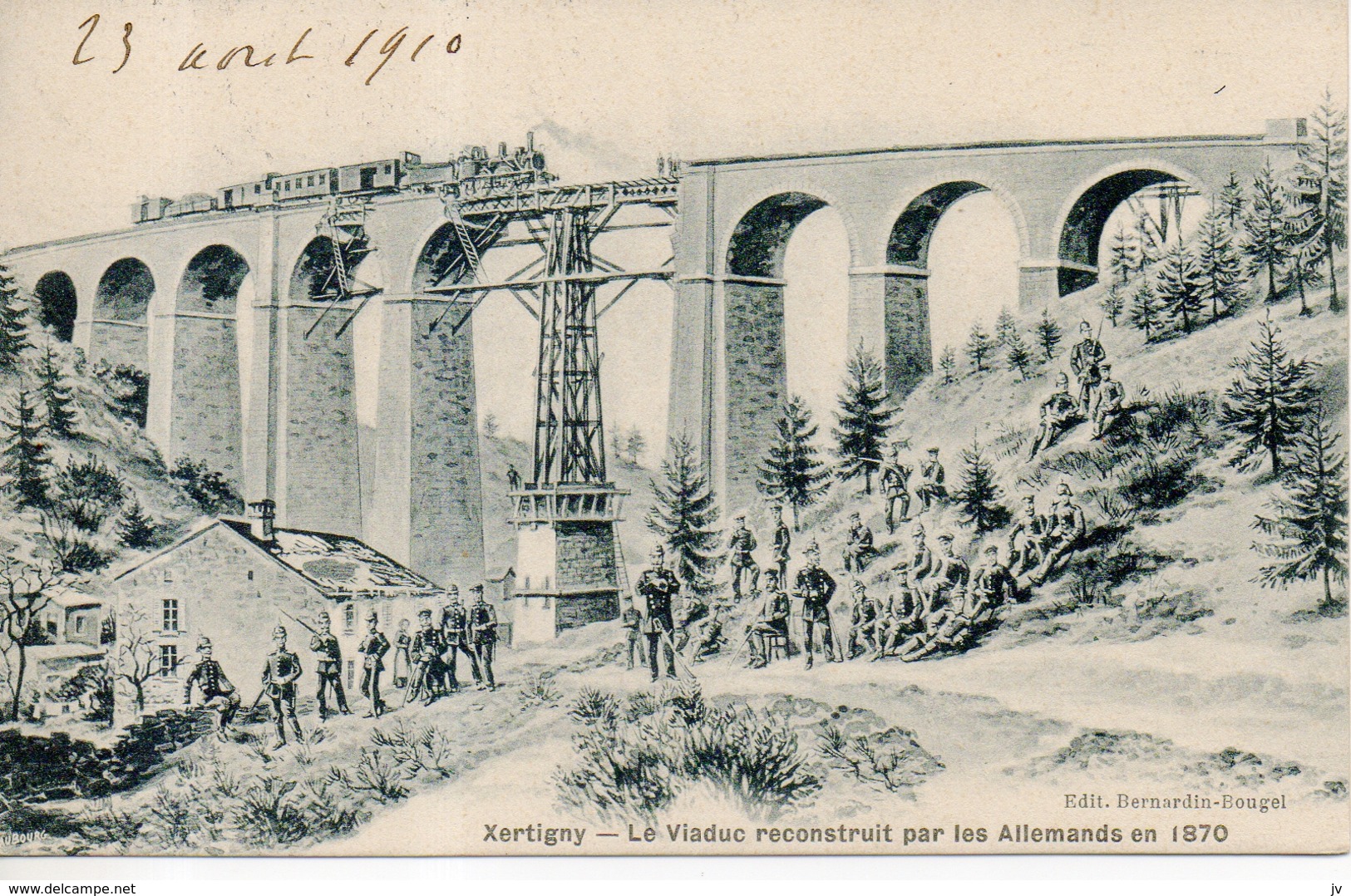 Xertigny - Le Viaduc Reconstruit Par Les Allemands En 1870 - Xertigny