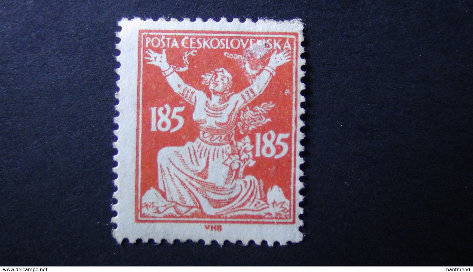 Czechoslovakia - 1920 - Mi:CS 179, Sn:CS 90, Yt:CS 174*MH - Look Scan - Gebraucht