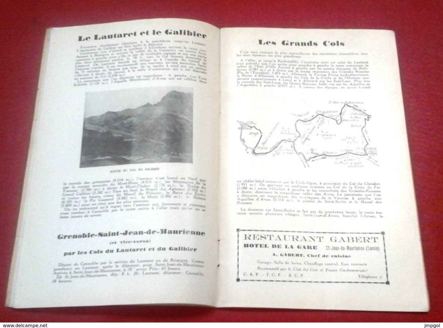 Autocars PLM La Route Des Alpes Savoie Dauphiné Côte D'Azur Ets Repellin Et Traffort Grenoble Années 30 - Reiseprospekte