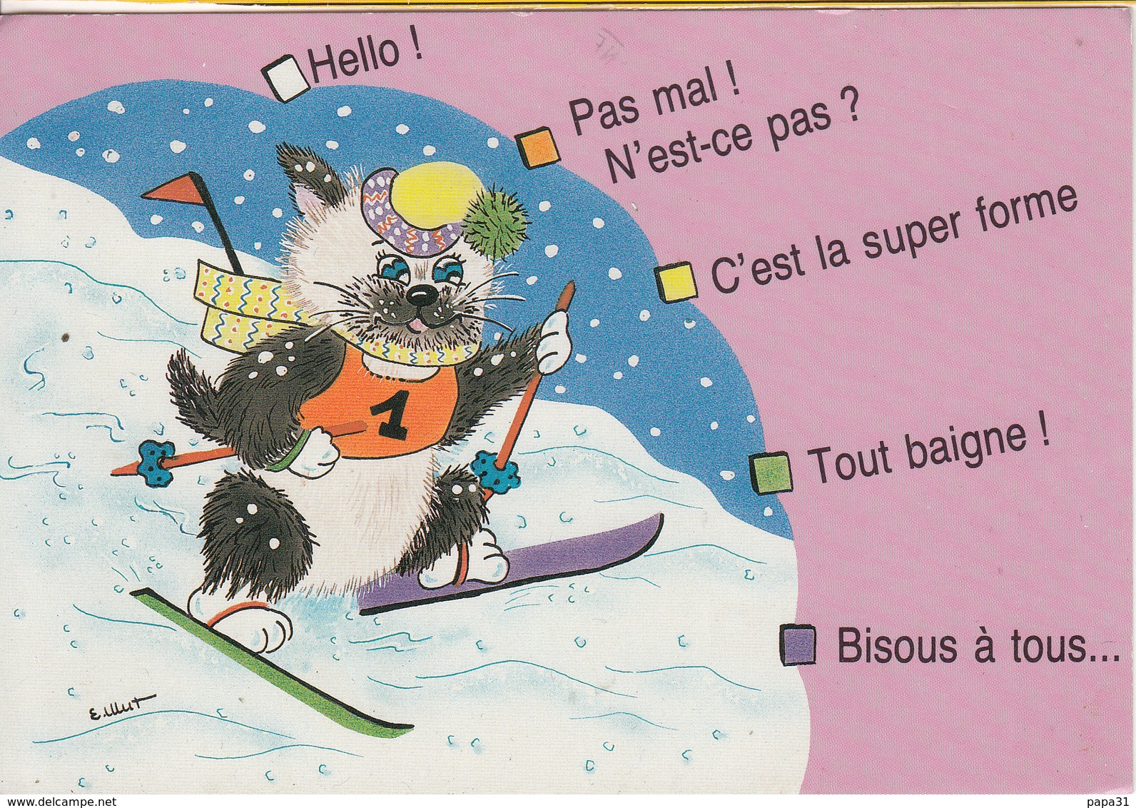 POUSSY à La Neige - Humour