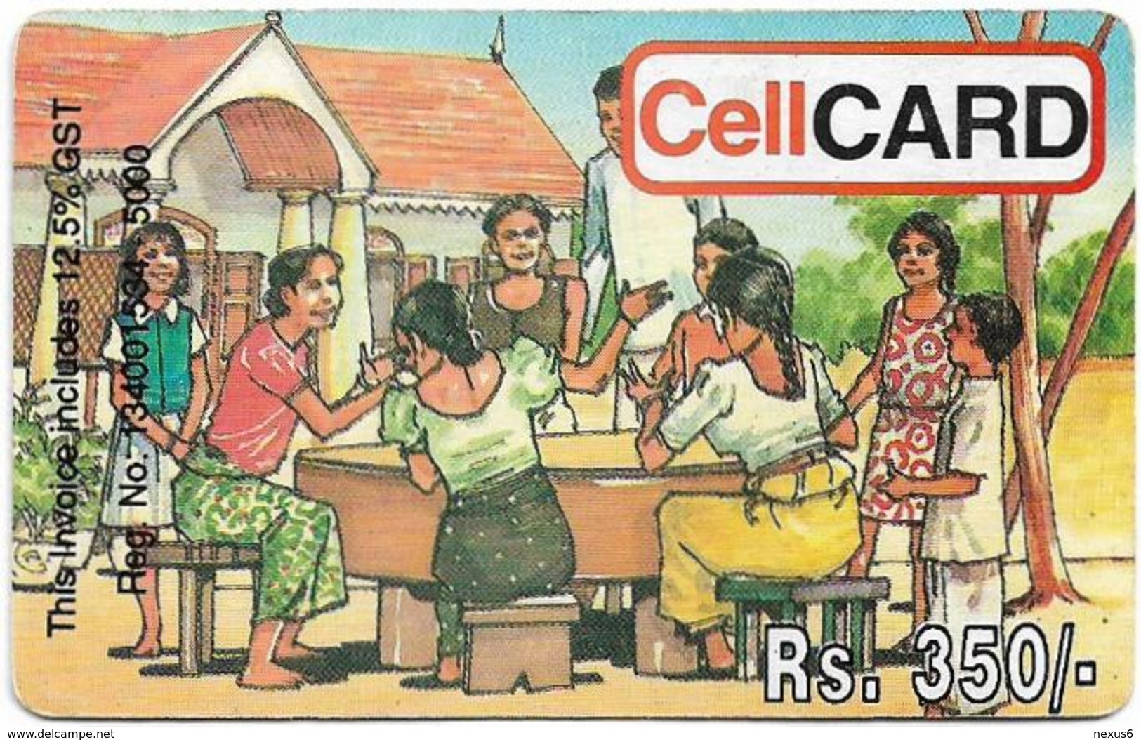 Sri Lanka - Celltel - Village People, Prepaid 350Rs, Used - Sri Lanka (Ceylon)