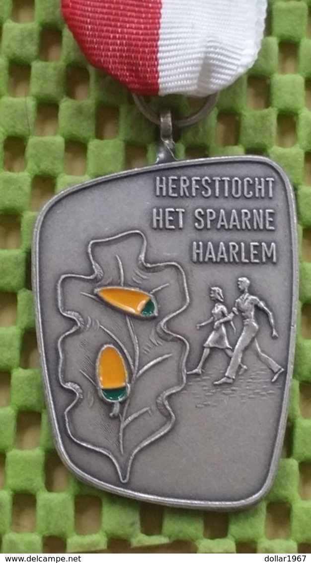 Medaille :Netherlands  - Herfst Toch Het Spaarne , Haarlem.  / Vintage Medal - Walking Association - Autres & Non Classés