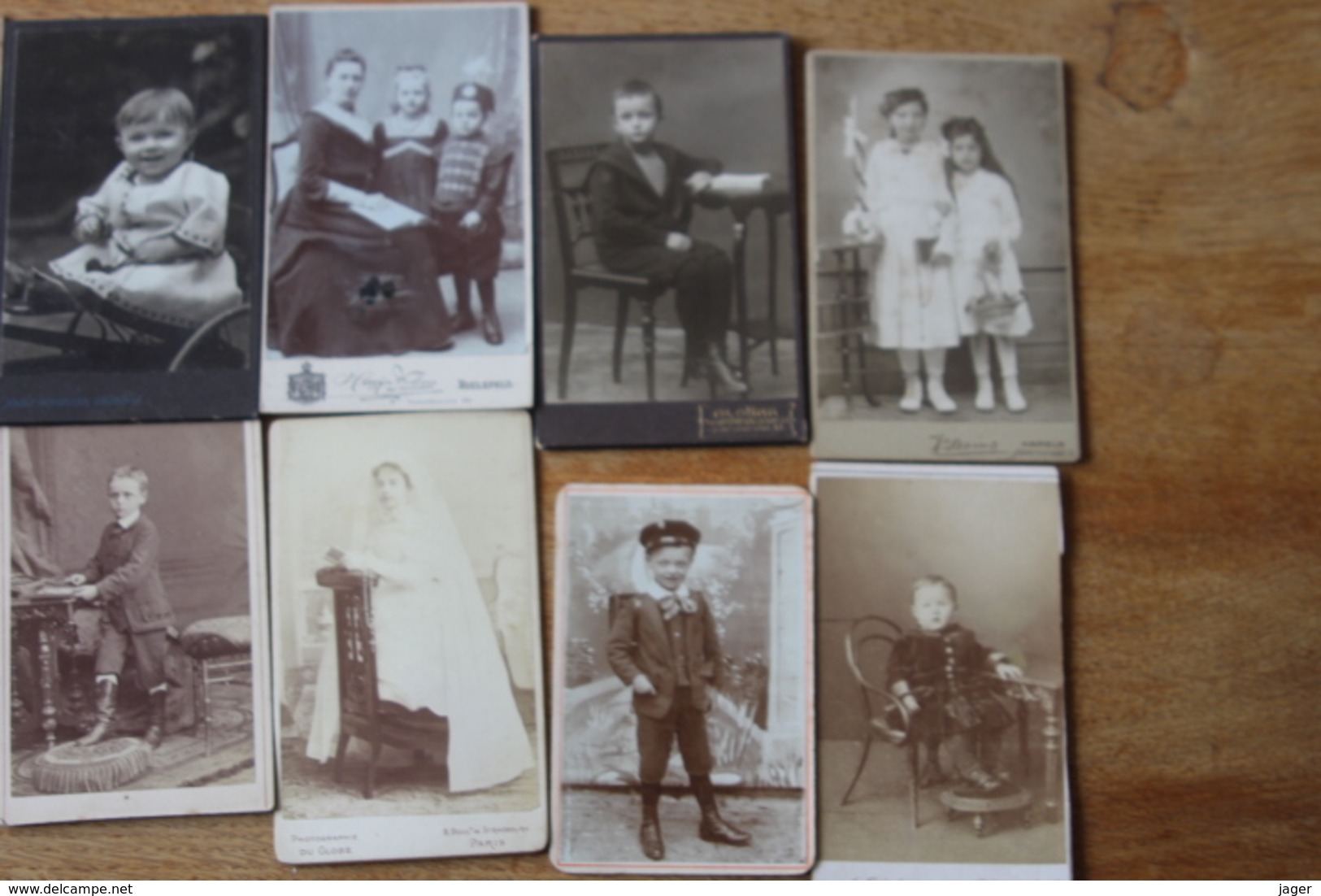 Lot  De Cdv D'enfants Vers 1900 - Anciennes (Av. 1900)