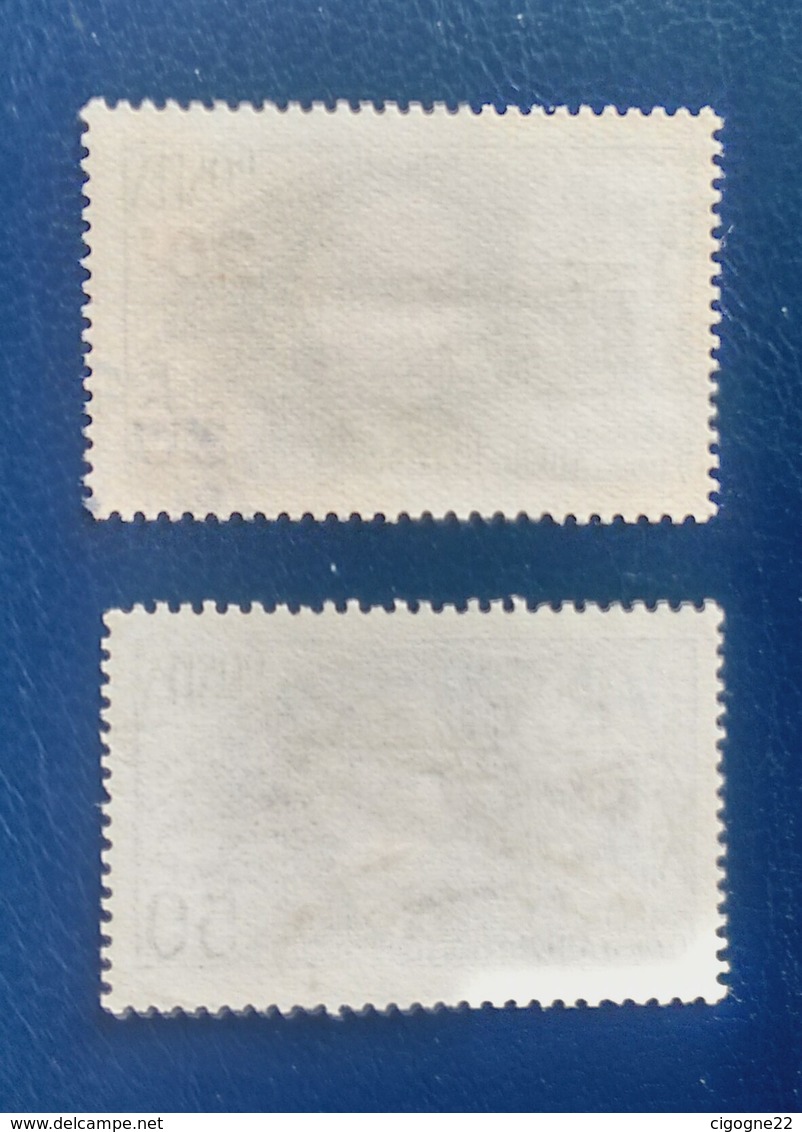 ADER N° 398 ET 493 OBLITÉRÉS COTE 125€ - Used Stamps