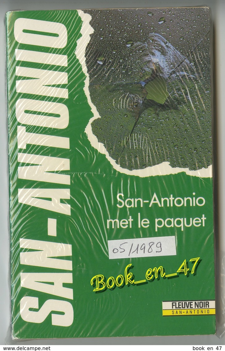 {74778} San-Antonio , San-Antonio Met Le Paquet , 05/1989 . " En Baisse " - San Antonio