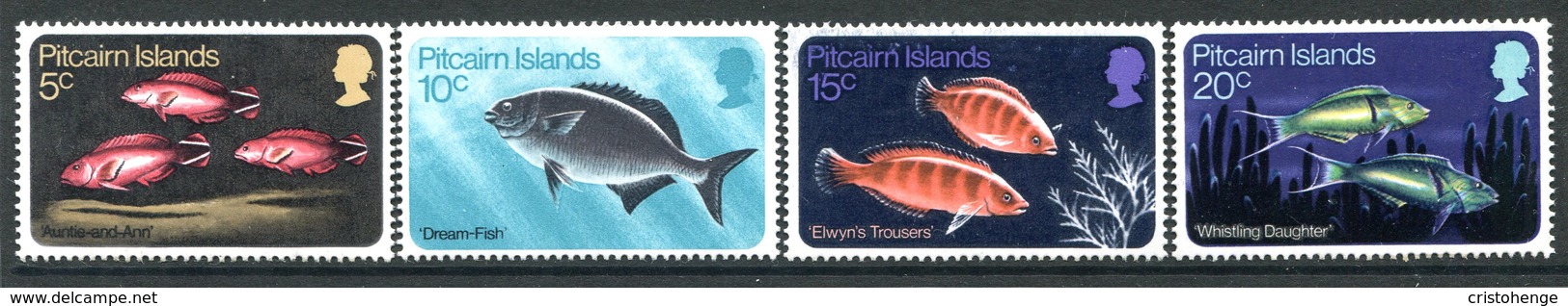 Pitcairn Islands 1970 Fish Set LHM (SG 111-114) - Pitcairn Islands