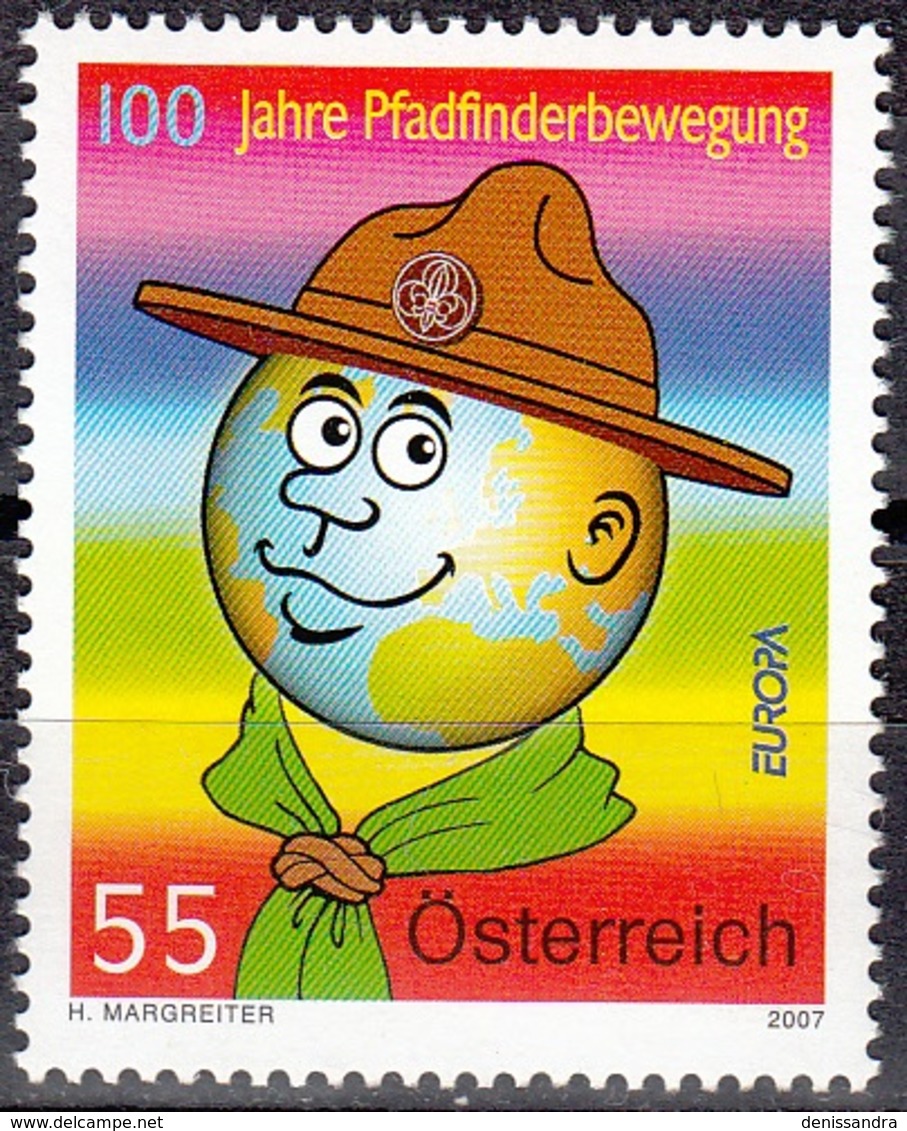 Österreich 2007 Michel 2671 Neuf ** Cote (2017) 1.70 Euro Europa CEPT Le Scoutisme - Neufs