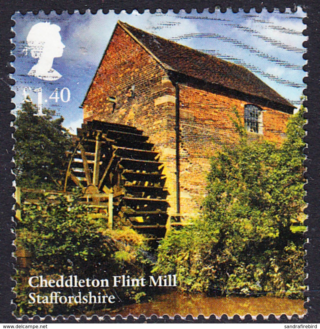 2017 Wind And Watermills - Cheddleton Flint Mill, Staffordshire  £1.40 SG3952 - Used Stamps